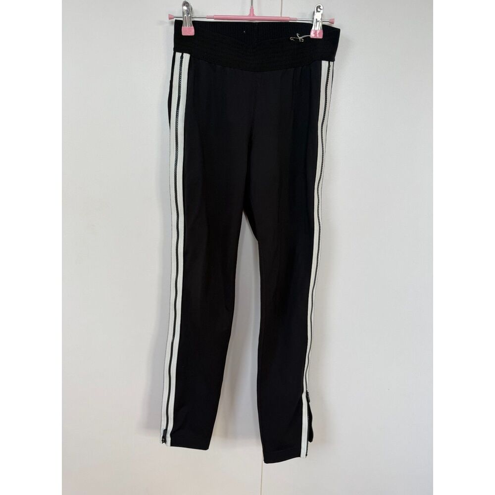 Derek Lam x Athleta - Racing Stripe Zipper Accent Leggings - SMALL